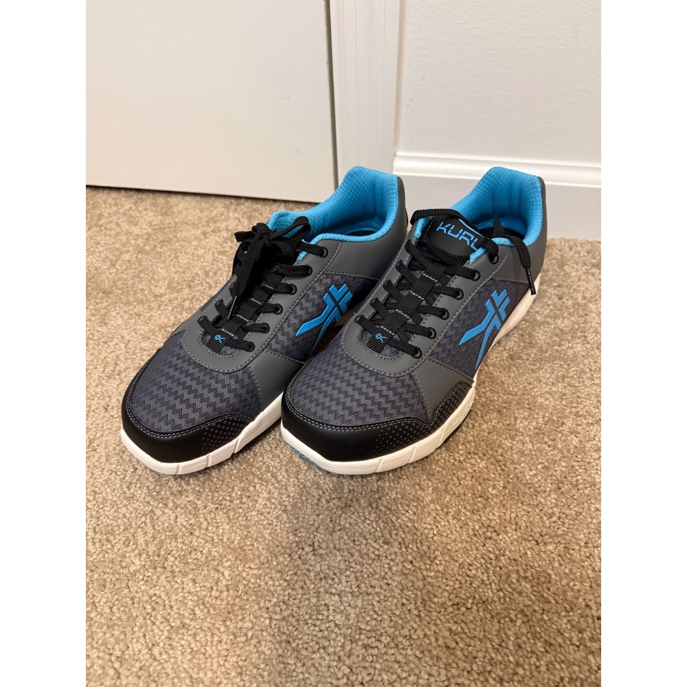 Kuru Quantum Walking Shoes Women NEW 10.5 Grey Blue Supportive Athletic Sneakers